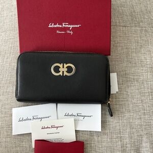 Salvatore Ferragamo saffiano leather wallet